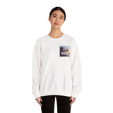 Like Water Crewneck Sweatshirt — Minimal Sunset Graphic Pullover