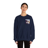 Like Water Crewneck Sweatshirt — Minimal Sunset Graphic Pullover