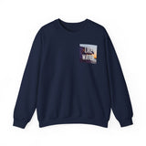 Like Water Crewneck Sweatshirt — Minimal Sunset Graphic Pullover